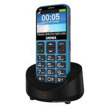 UNIWA V808G 2.31 Inch Curved Screen  3G Senior Phone Senior Citizen Mobil Phone